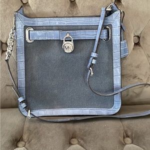 Michael kors blue crossbody bag